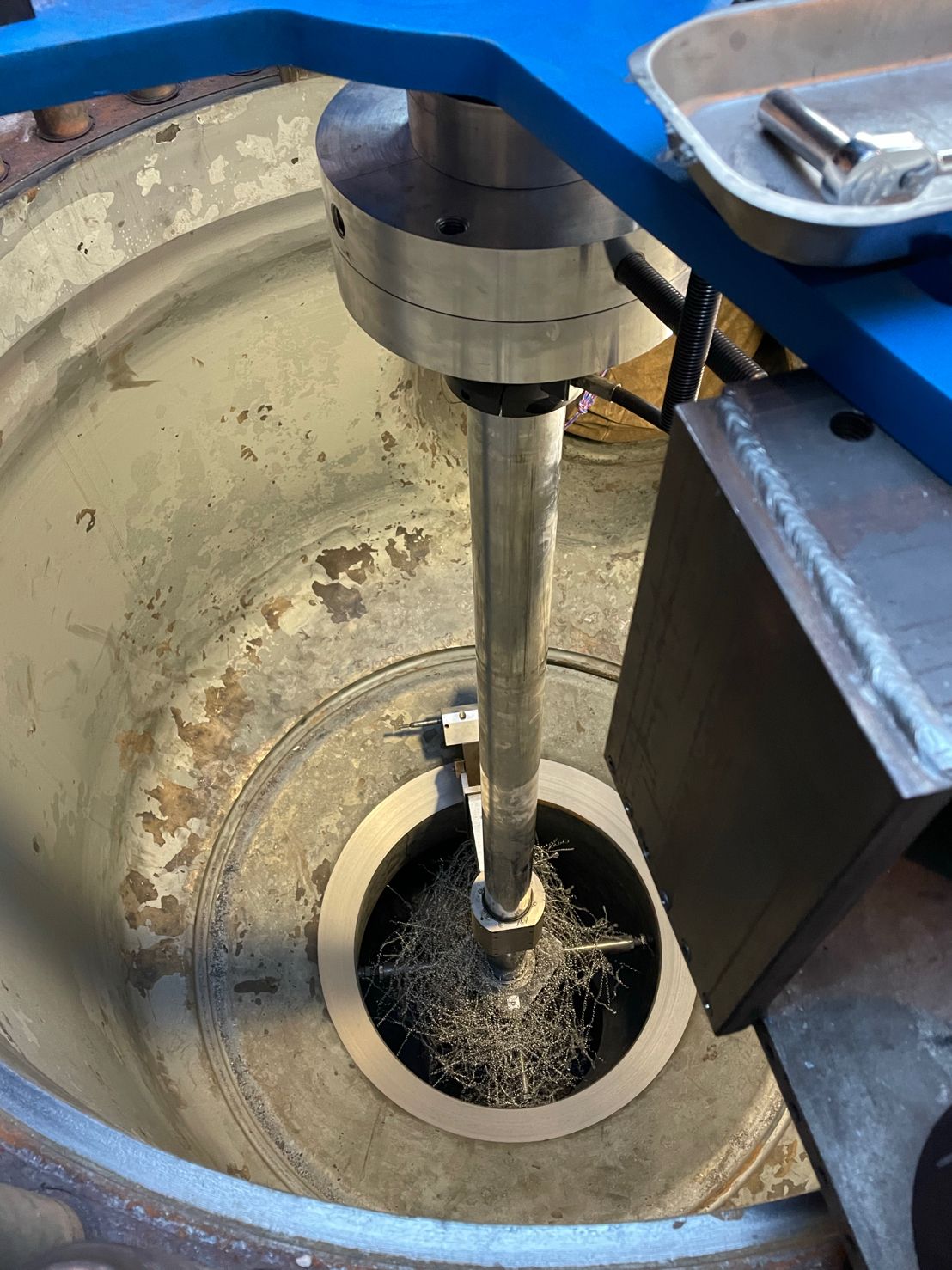 Single Point Machining Combined Reheat Stop/Intercept Valve Seat by T&W